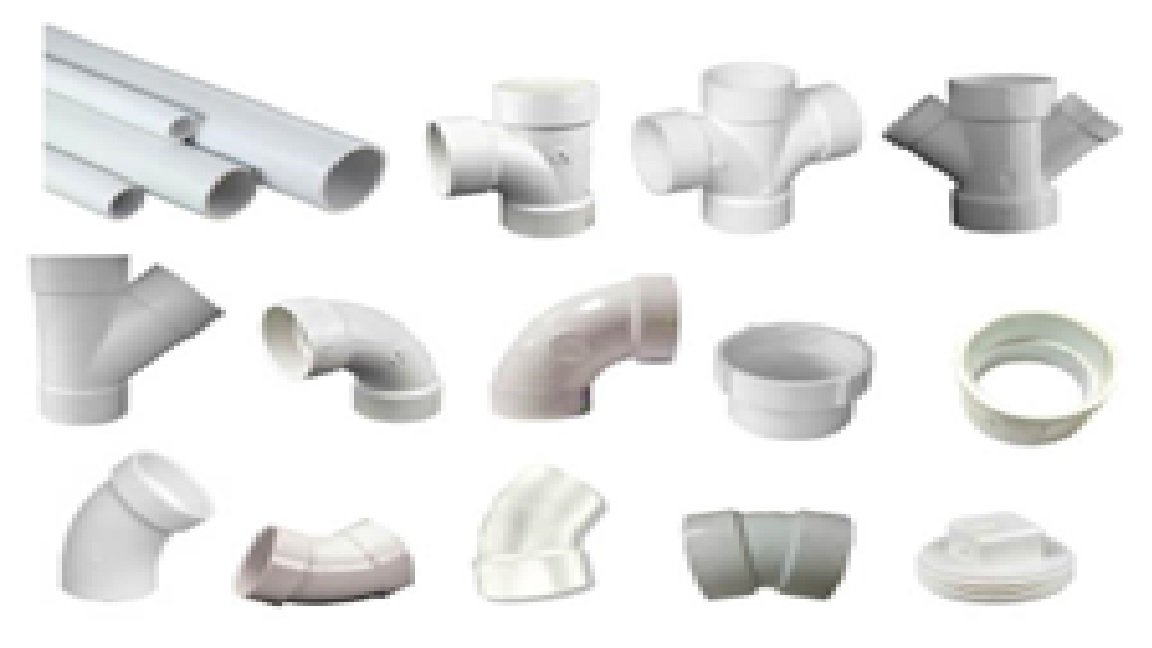 Fittings and Connectors for PVC Pipes - Space Pipes